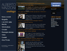 Tablet Screenshot of albertomazzoni.it
